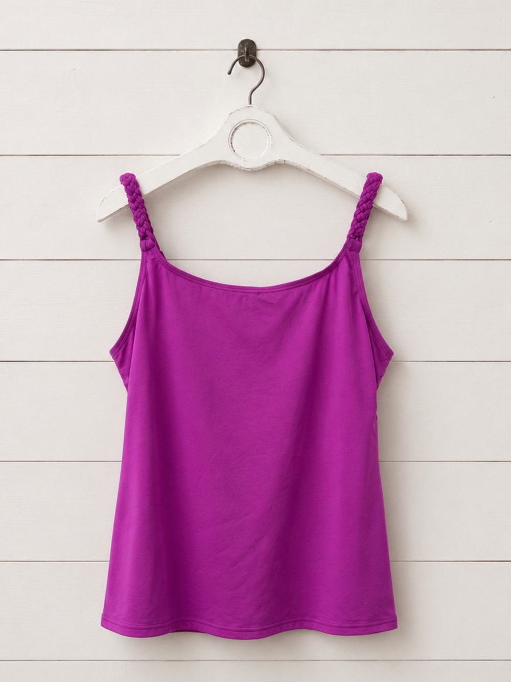 Lands' End Bright Magenta Tankini Top